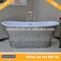 bathtub with stainless steel apron/not acrylic/cheap bath tub